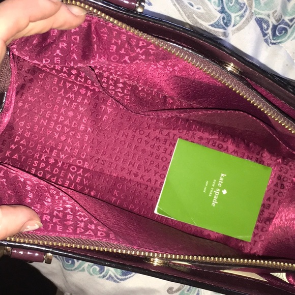 Maroon Kate Spade bag - Picture 1 of 4